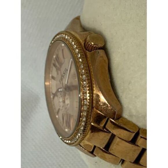 Fossil AM4483 Women's Watch Multifunction Rose Gold Stainless Steel 40mm C490 - Picture 3 of 9
